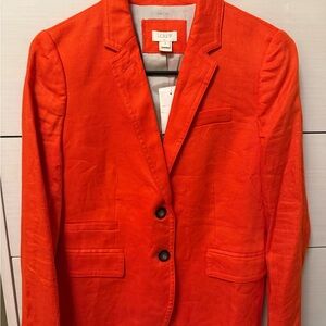 J. Crew Bold Red Women's Blazer